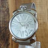 国内最大級ガガミラノスーパーコピー ガガミラノ時計コピー メンズ 腕時計 マヌアーレ スモールセコンド シルバー 5080.3